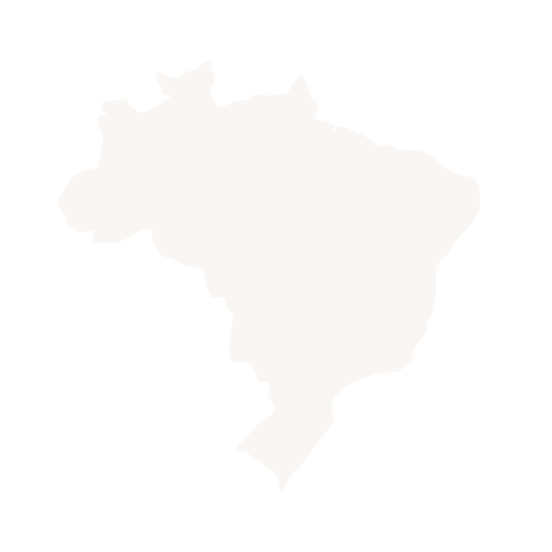 Mapa do Brasil representando a área de atuação da BlockEart